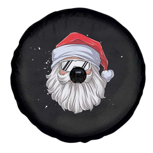 Skiing Santa Face Christmas Spare Tire Cover Retro Ski Goggles Winter Sports Skiing Gift Snowboard TS10 Print Your Wear