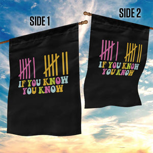 Funny Six Seven 6 7 Teen Slang Garden Flag If You Know You Know Viral Meme TS10 Print Your Wear