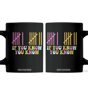 Funny Six Seven 6 7 Teen Slang Coffee Mug If You Know You Know Viral Meme TS10 Black Print Your Wear