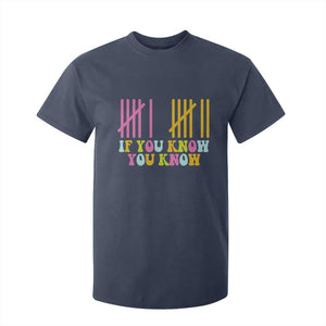 Funny Six Seven 6 7 Teen Slang T Shirt For Kid If You Know You Know Viral Meme TS10 Navy Print Your Wear