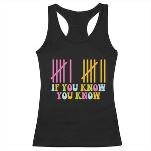 Funny Six Seven 6 7 Teen Slang Racerback Tank Top If You Know You Know Viral Meme TS10 Black Print Your Wear