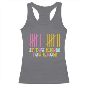 Funny Six Seven 6 7 Teen Slang Racerback Tank Top If You Know You Know Viral Meme TS10 Charcoal Print Your Wear