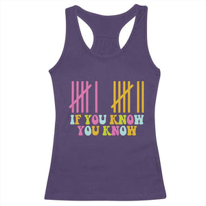 Funny Six Seven 6 7 Teen Slang Racerback Tank Top If You Know You Know Viral Meme TS10 Purple Print Your Wear