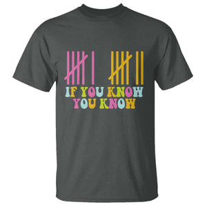 Funny Six Seven 6 7 Teen Slang T Shirt If You Know You Know Viral Meme TS10 Dark Heather Print Your Wear