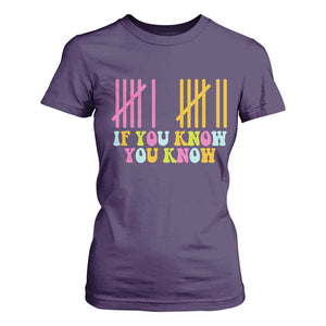 Funny Six Seven 6 7 Teen Slang T Shirt For Women If You Know You Know Viral Meme TS10 Purple Print Your Wear