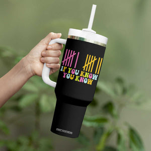 Funny Six Seven 6 7 Teen Slang Tumbler With Handle If You Know You Know Viral Meme TS10 Print Your Wear