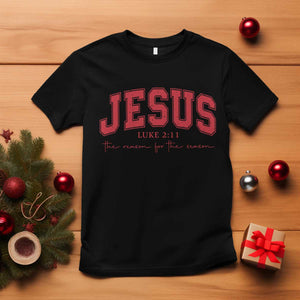 Jesus is the Reason Christmas T Shirt Christian Varsity TS10 Black Print Your Wear