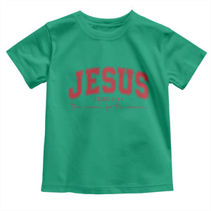 Jesus is the Reason Christmas Toddler T Shirt Christian Varsity TS10 Irish Green Print Your Wear
