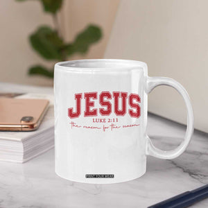 Jesus is the Reason Christmas Coffee Mug Christian Varsity TS10 Print Your Wear