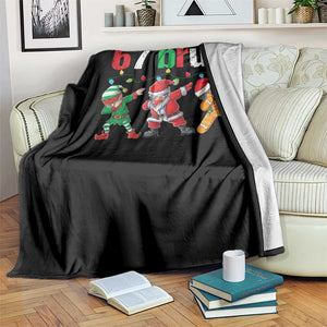 67 Christmas Throw Blanket Funny Six Seven Bruh Dabbing Santa Meme Pajamas TS10 Print Your Wear