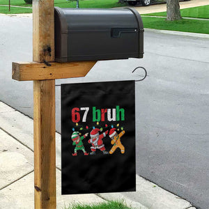 67 Christmas Garden Flag Funny Six Seven Bruh Dabbing Santa Meme Pajamas TS10 Print Your Wear
