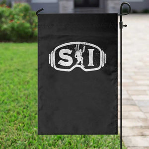 Bigfoot Skiing Garden Flag Sasquatch Goggles Skiing Snow Ski Lover Skier TS10 Print Your Wear