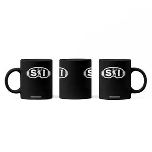 Bigfoot Skiing Coffee Mug Sasquatch Goggles Skiing Snow Ski Lover Skier TS10 Print Your Wear
