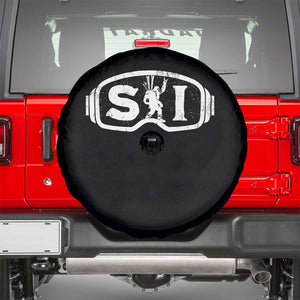Bigfoot Skiing Spare Tire Cover Sasquatch Goggles Skiing Snow Ski Lover Skier TS10 Black Print Your Wear