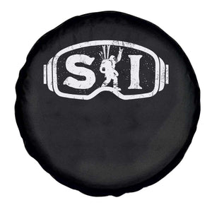 Bigfoot Skiing Spare Tire Cover Sasquatch Goggles Skiing Snow Ski Lover Skier TS10 Print Your Wear