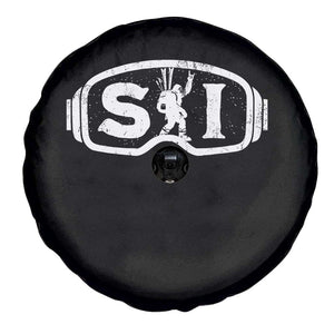Bigfoot Skiing Spare Tire Cover Sasquatch Goggles Skiing Snow Ski Lover Skier TS10 Print Your Wear
