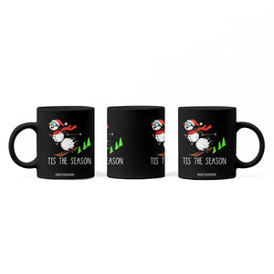 Funny Skiing Snowman Coffee Mug Funny Tis The Season Snow Ski Lover Skier TS10 Print Your Wear
