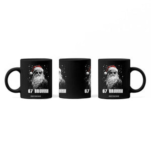 Cool Santa Claus Six Seven 67 Meme Coffee Mug Funny 6 7 Gen Alpha Slang Viral Meme TS10 Print Your Wear