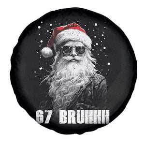 Cool Santa Claus Six Seven 67 Meme Spare Tire Cover Funny 6 7 Gen Alpha Slang Viral Meme TS10 Print Your Wear