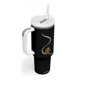 Christmas Bigfoot Skiing Tumbler With Handle Funny Santa Sasquatch Ski Lover Mountain Skier Winter Sports TS10 Print Your Wear