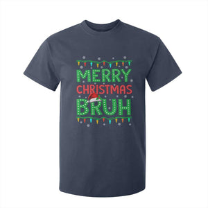 Merry Christmas Bruh T Shirt For Kid Meme Funny Saying Bro Greeting TS10 Navy Print Your Wear