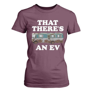 Christmas Movie T Shirt For Women That There's An RV Christmas Vacation Xmas Lights TS10 Maroon Print Your Wear