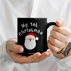 My First Christmas Coffee Mug Baby's First Holiday Xmas Santa TS10 Print Your Wear