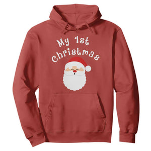 My First Christmas Hoodie Baby's First Holiday Xmas Santa TS10 Red Print Your Wear