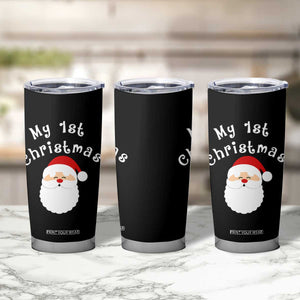 My First Christmas Tumbler Cup Baby's First Holiday Xmas Santa TS10 Print Your Wear
