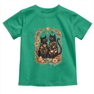 Subtle FDT Toddler T Shirt Vintage Flower Black Cat Social Activist TS10 Irish Green Print Your Wear