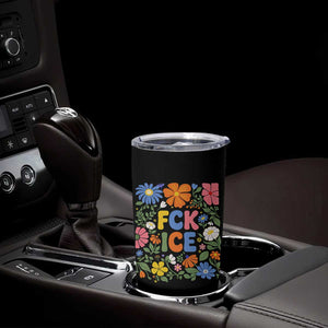 Fck Ice Tumbler Cup Funny Boho Floral Resist Retro Pro Immigration TS10 Print Your Wear
