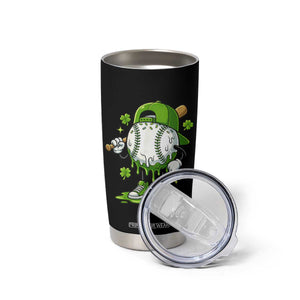 Baseball Drip Icecream Tumbler Cup Youth Boy St Patricks Day Shamrock Green TS10 Print Your Wear