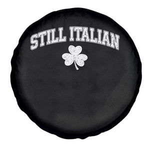 St Patricks Day Italian Spare Tire Cover Funny Retro Varsity Sporty Style Shamrock TS10 Print Your Wear