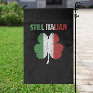 St Patricks Day Still Italian Garden Flag Funny Retro Shamrock Italy Flag TS10 Print Your Wear