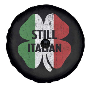 Funny St Patricks Day Italian Spare Tire Cover Retro Vintage Shamrock Italy Flag TS10 Print Your Wear