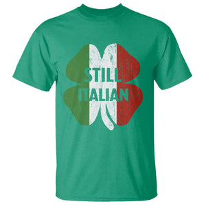 Funny St Patricks Day Italian T Shirt Retro Vintage Shamrock Italy Flag TS10 Irish Green Print Your Wear