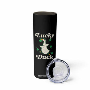 Lucky Duck Skinny Tumbler St Patricks Day Shamrock Irish TS10 Print Your Wear