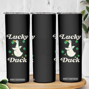 Lucky Duck Skinny Tumbler St Patricks Day Shamrock Irish TS10 Print Your Wear