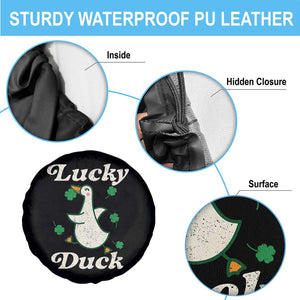 Lucky Duck Spare Tire Cover St Patricks Day Shamrock Irish TS10 Print Your Wear