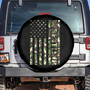 Wrestling American Flag Camo Wrestler Spare Tire Cover TS10 No hole Black Print Your Wear