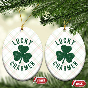 Funny Irish St Patricks Day Shamrock Ceramic Ornament Lucky Charmer TS10 Print Your Wear