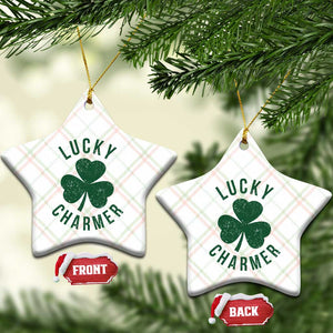 Funny Irish St Patricks Day Shamrock Ceramic Ornament Lucky Charmer TS10 Print Your Wear