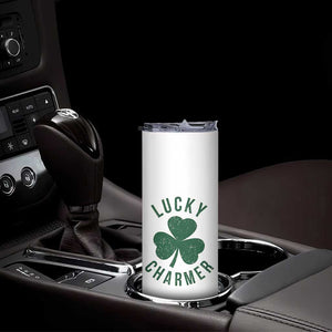 Funny Irish St Patricks Day Shamrock Skinny Tumbler Lucky Charmer TS10 Print Your Wear