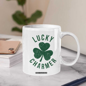 Funny Irish St Patricks Day Shamrock Coffee Mug Lucky Charmer TS10 Print Your Wear
