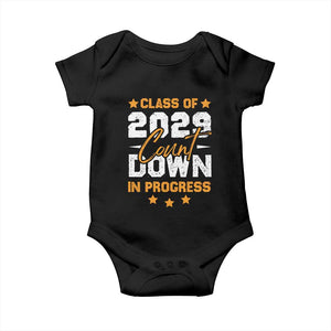 Class Of 2029 Count Down Graduating Baby Onesie TS10 Black Print Your Wear