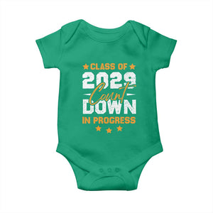 Class Of 2029 Count Down Graduating Baby Onesie TS10 Irish Green Print Your Wear