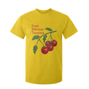 Subtle FDT T Shirt For Kid Fresh Delicious Tomatoes Retro Tomato Vine Graphic Political Humor