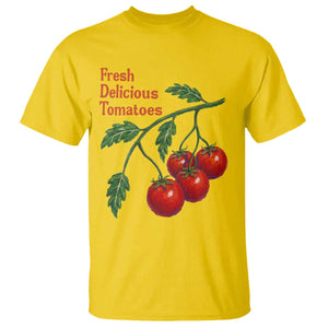 Subtle FDT T Shirt Fresh Delicious Tomatoes Retro Tomato Vine Graphic Political Humor TS10 Daisy Print Your Wear