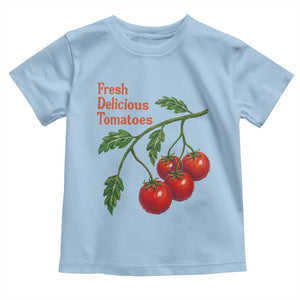 Subtle FDT Toddler T Shirt Fresh Delicious Tomatoes Retro Tomato Vine Graphic Political Humor