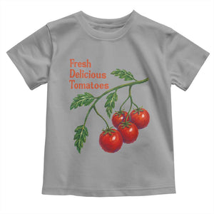 Subtle FDT Toddler T Shirt Fresh Delicious Tomatoes Retro Tomato Vine Graphic Political Humor
